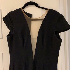 Black ball gown